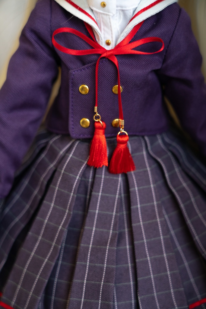 MDD・DDPサイズ制服セット(紫色/紺色)