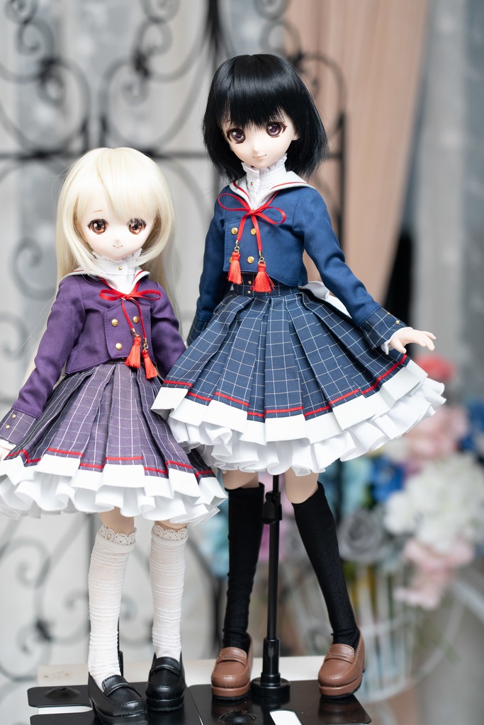 MDD・DDPサイズ制服セット(紫色/紺色)