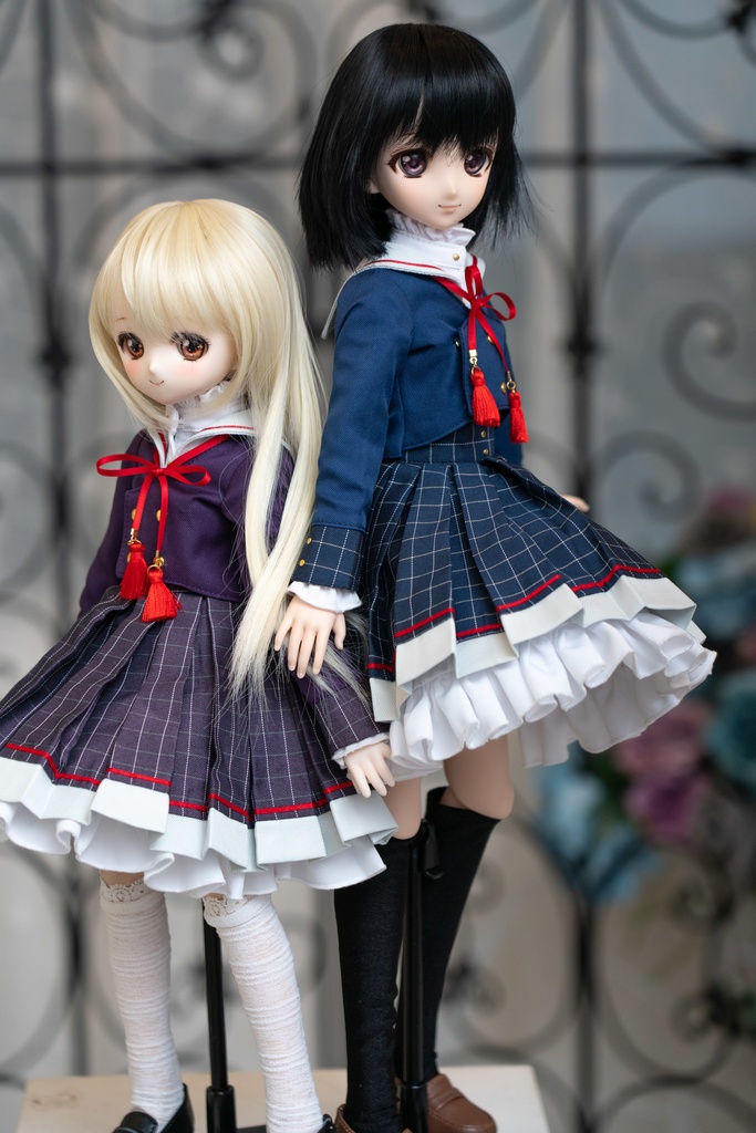 MDD・DDPサイズ制服セット(紫色/紺色)