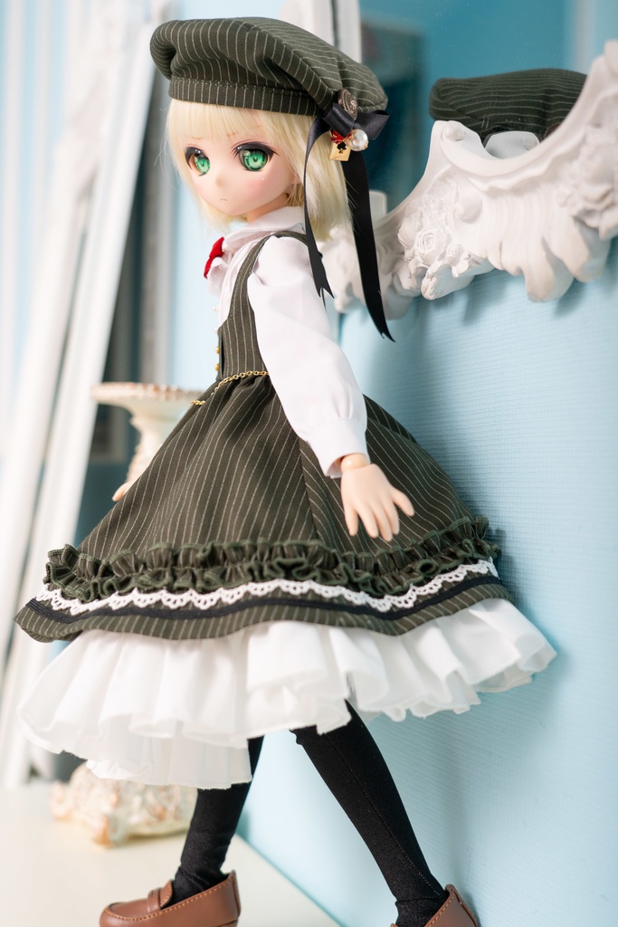 MDD・DDPサイズトランプ&時計ストライプ柄ドレスセット