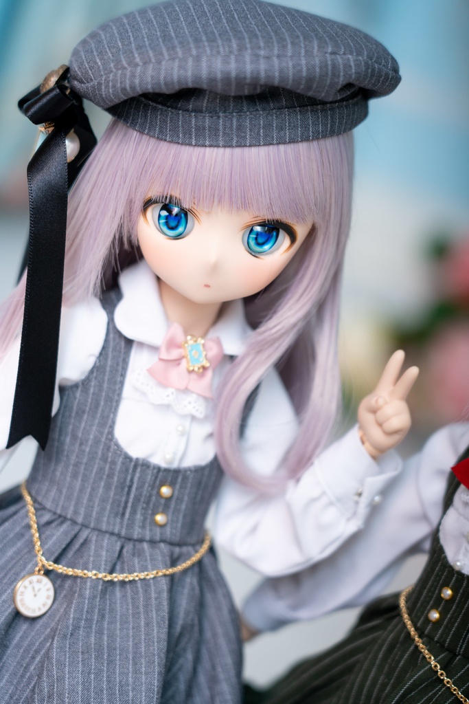 MDD・DDPサイズトランプ&時計ストライプ柄ドレスセット