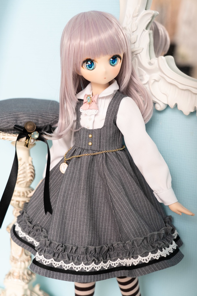 MDD・DDPサイズトランプ&時計ストライプ柄ドレスセット