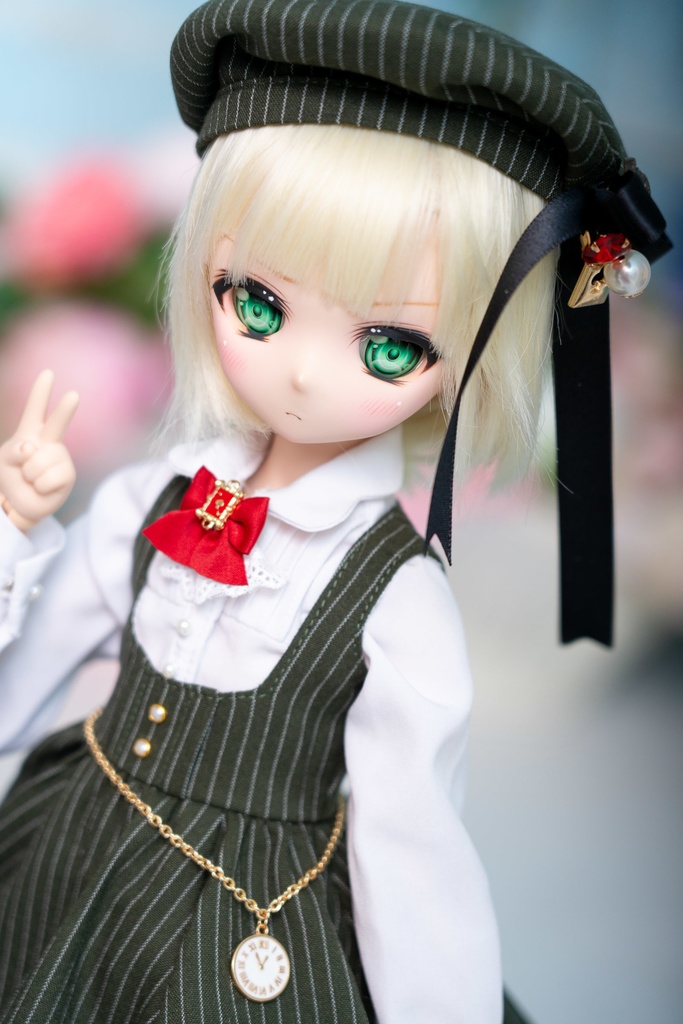 MDD・DDPサイズトランプ&時計ストライプ柄ドレスセット