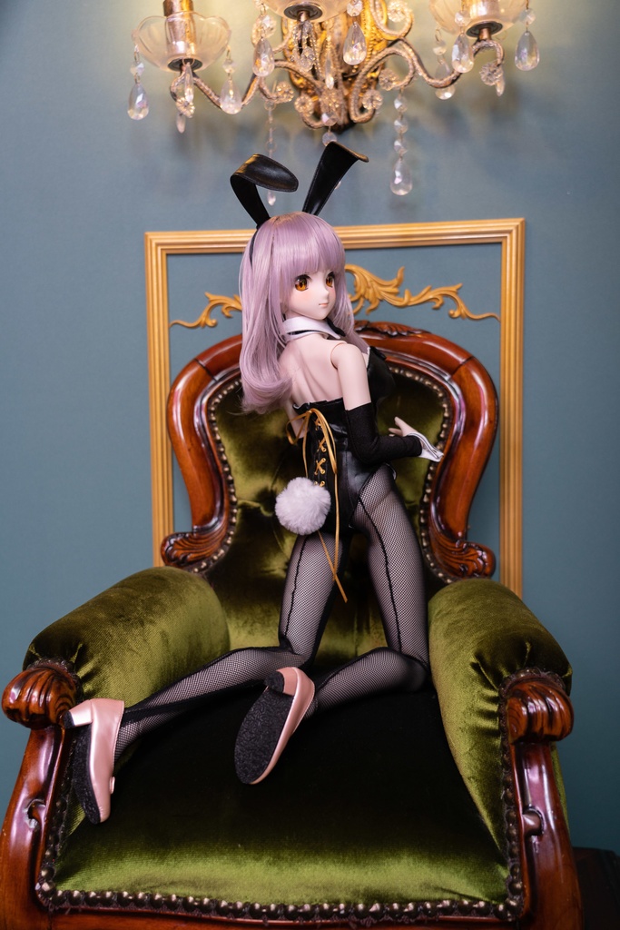 DD/DDSサイズバニーガールセット(ブラック)