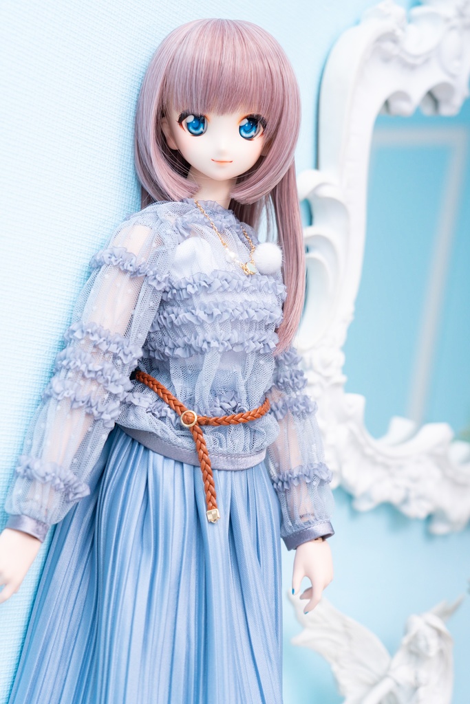 DD・DDSレースカットソー&アコーディオンプリーツスカート4点セット