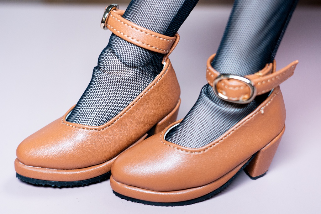 DD・DDSサイズ ストラップシューズ(黒/茶/白)