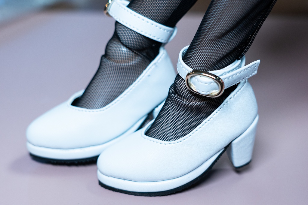 DD・DDSサイズ ストラップシューズ(黒/茶/白)