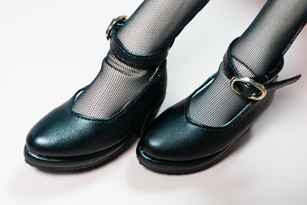 DD・DDSサイズ ストラップシューズ(黒/茶/白)