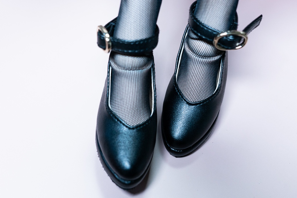 DD・DDSサイズ ストラップシューズ(黒/茶/白)