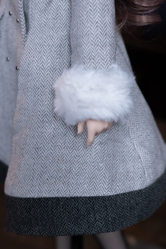 ファー付きコート DD・DDSサイズ