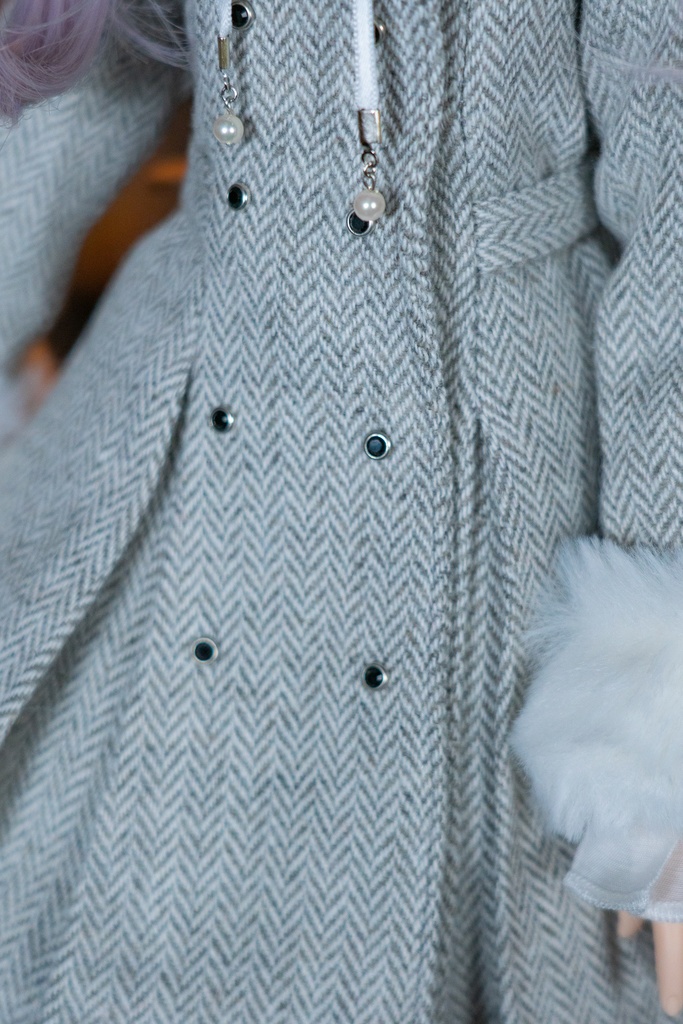 ファー付きコート MDD・DDPサイズ