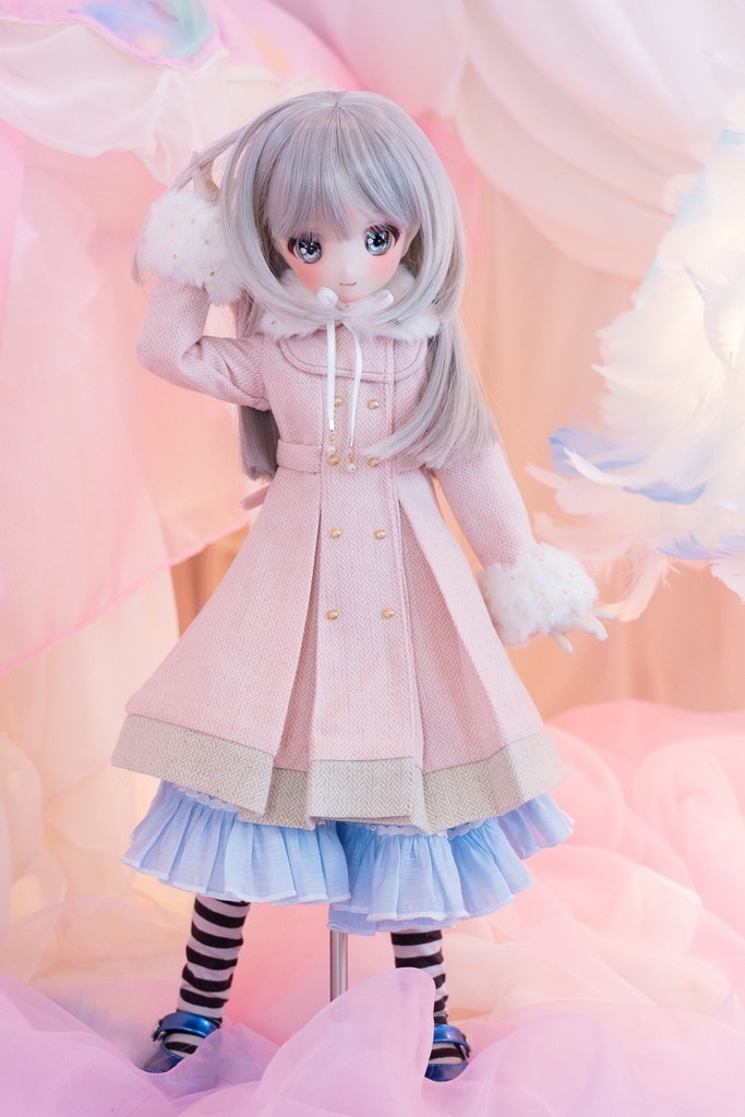 ファー付きコート MDD・DDPサイズ