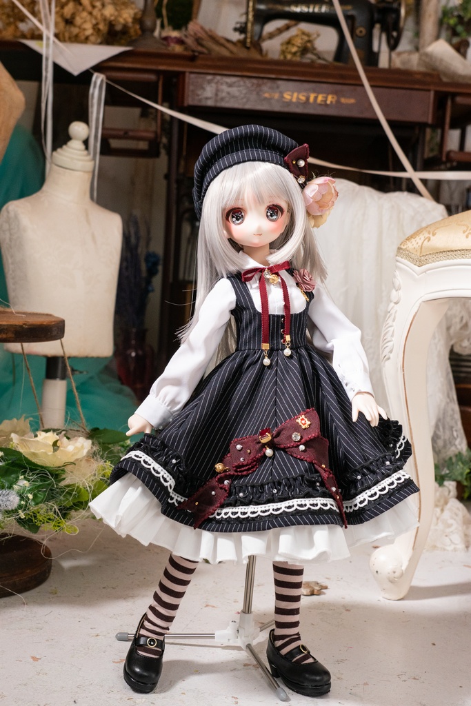 MDD/DDPサイズ クラシカルジャンパースカートセット