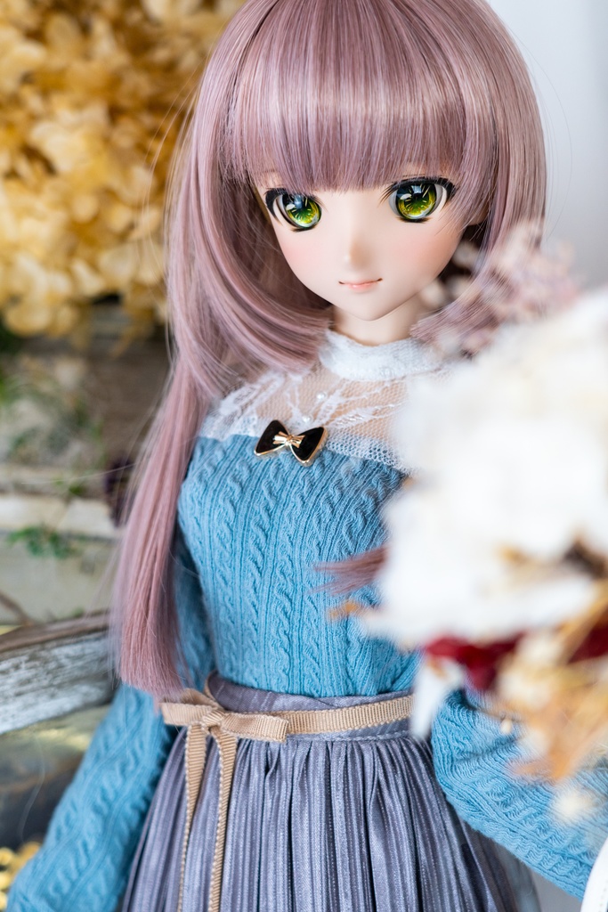 DD・DDSリボン付きアコーディオンスカート(4色)