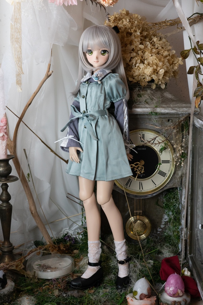 DD・DDSサイズキュロットスカート&ニットカットソーセット (2色)