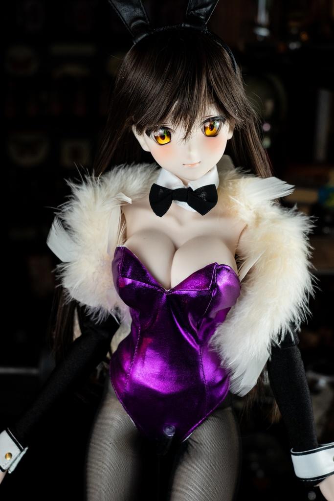 DD・DDSサイズバニーガールセット(メタリックブルー/パープル)