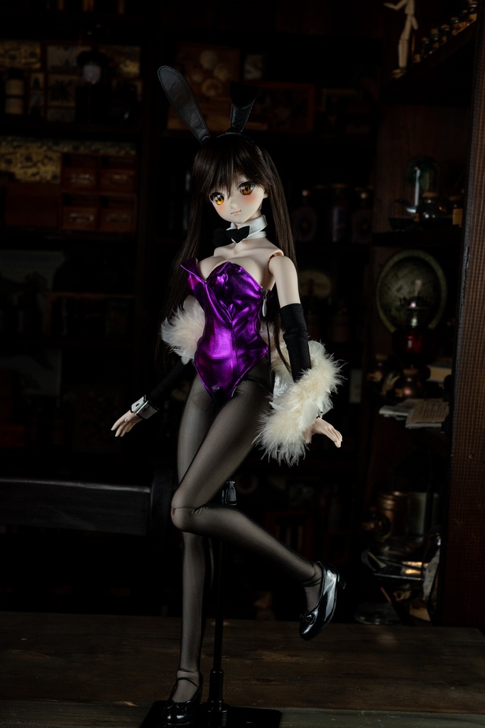 DD・DDSサイズバニーガールセット(メタリックブルー/パープル)