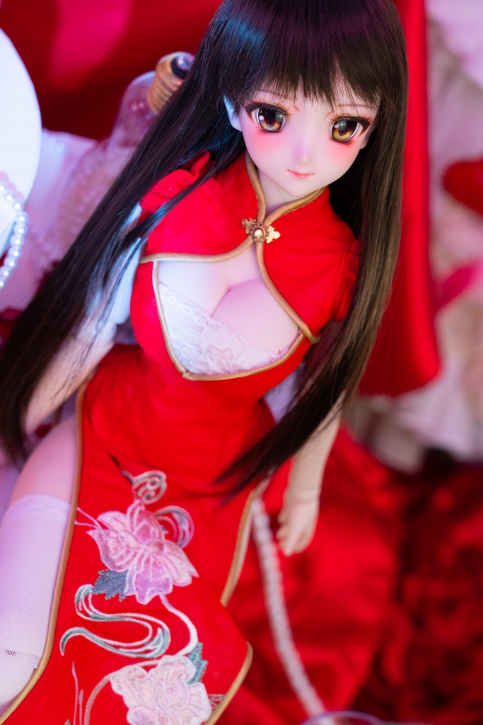 DD・DDSチャイナドレス(紅睡蓮)