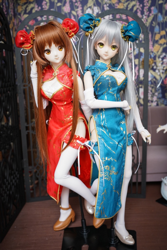 DD・DDS・DDdyサイズチャイナドレスセット (5色)