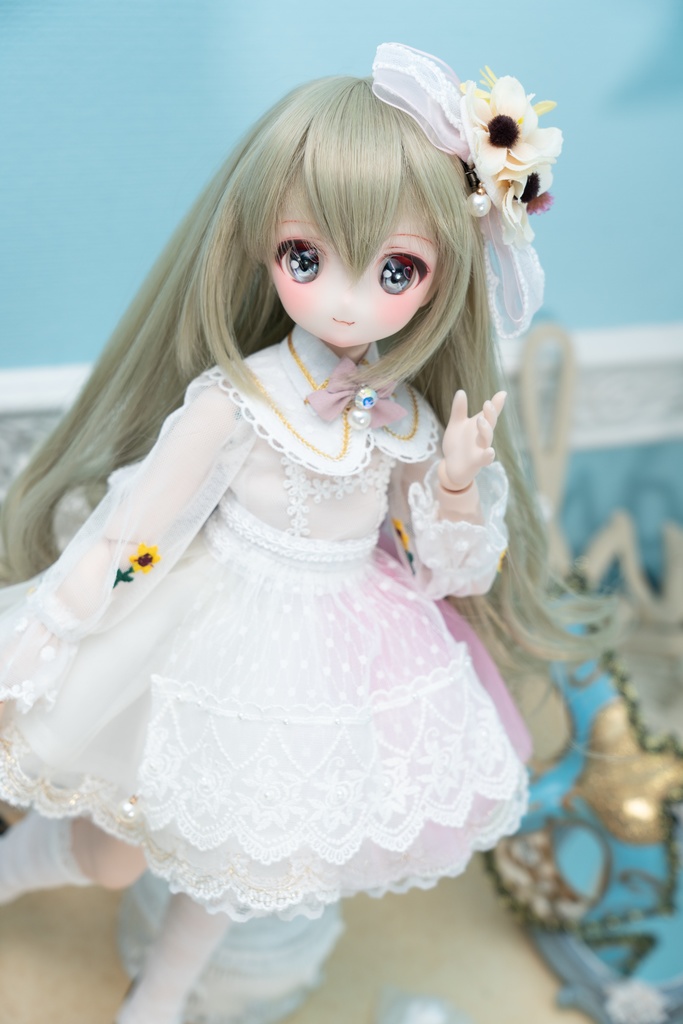 MDDサイズ パステルフラワードレスセット