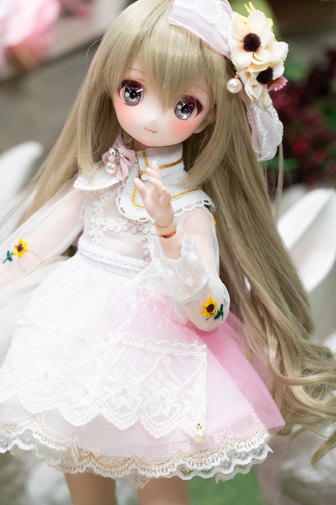 MDDサイズ パステルフラワードレスセット