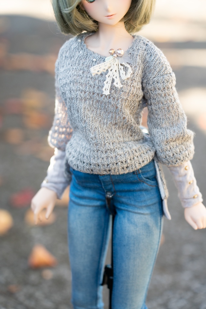 DD/DDS/DDdy ニットカットソー(グレー/ホワイト)