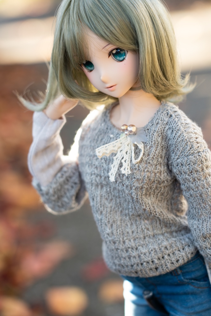 DD/DDS/DDdy ニットカットソー(グレー/ホワイト)