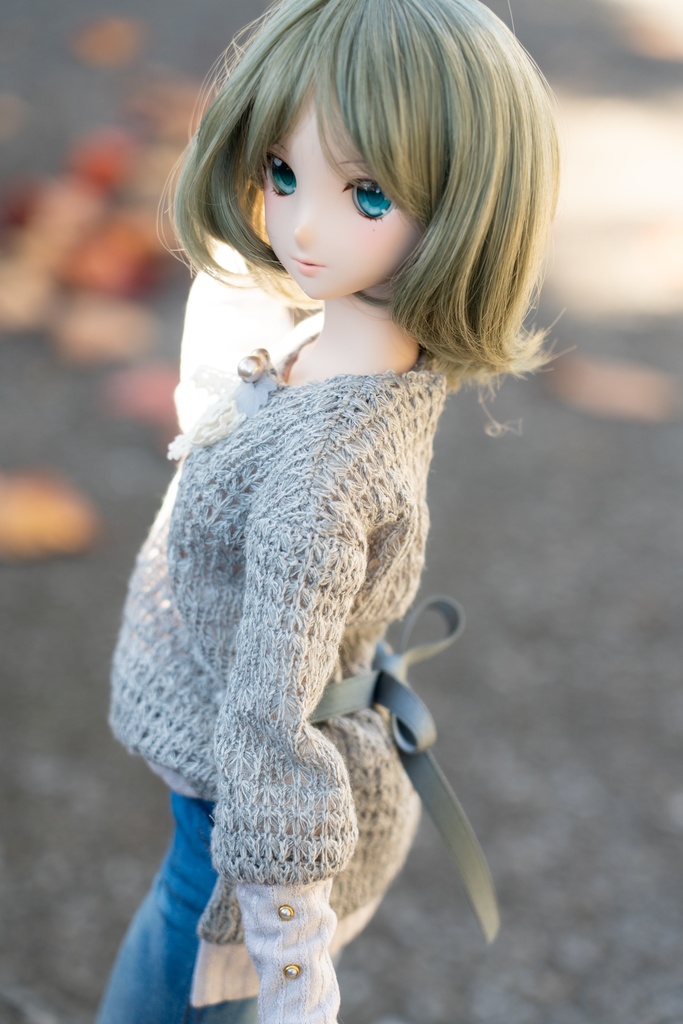 DD/DDS/DDdy ニットカットソー（グレー/ホワイト）