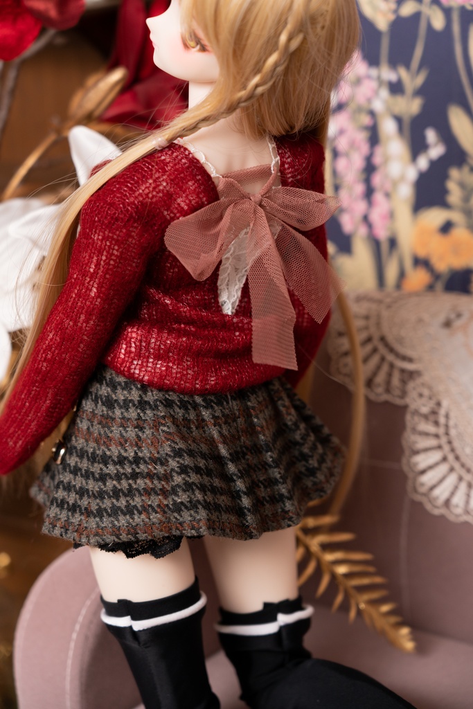 DD/DDS/DDdy レースニットカットソー (3色)