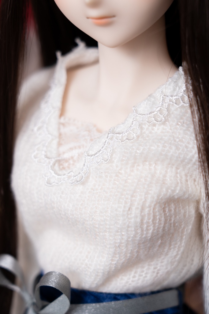 DD/DDS/DDdy レースニットカットソー (3色)