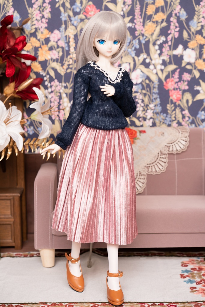 DD/DDS/DDdy レースニットカットソー (3色)