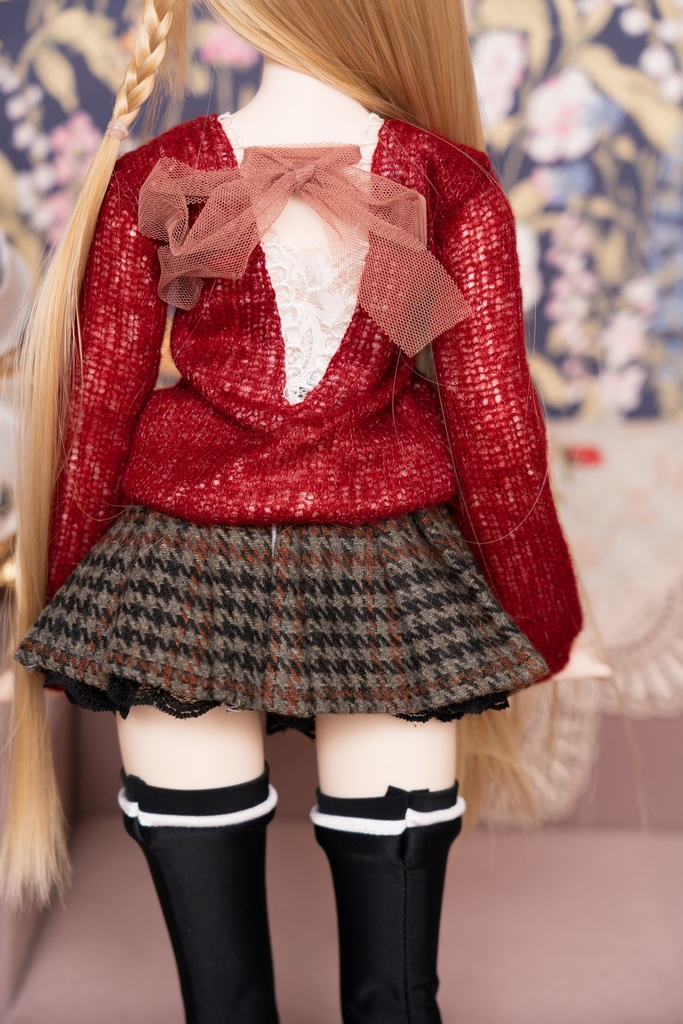 DD/DDS/DDdy レースニットカットソー (3色)