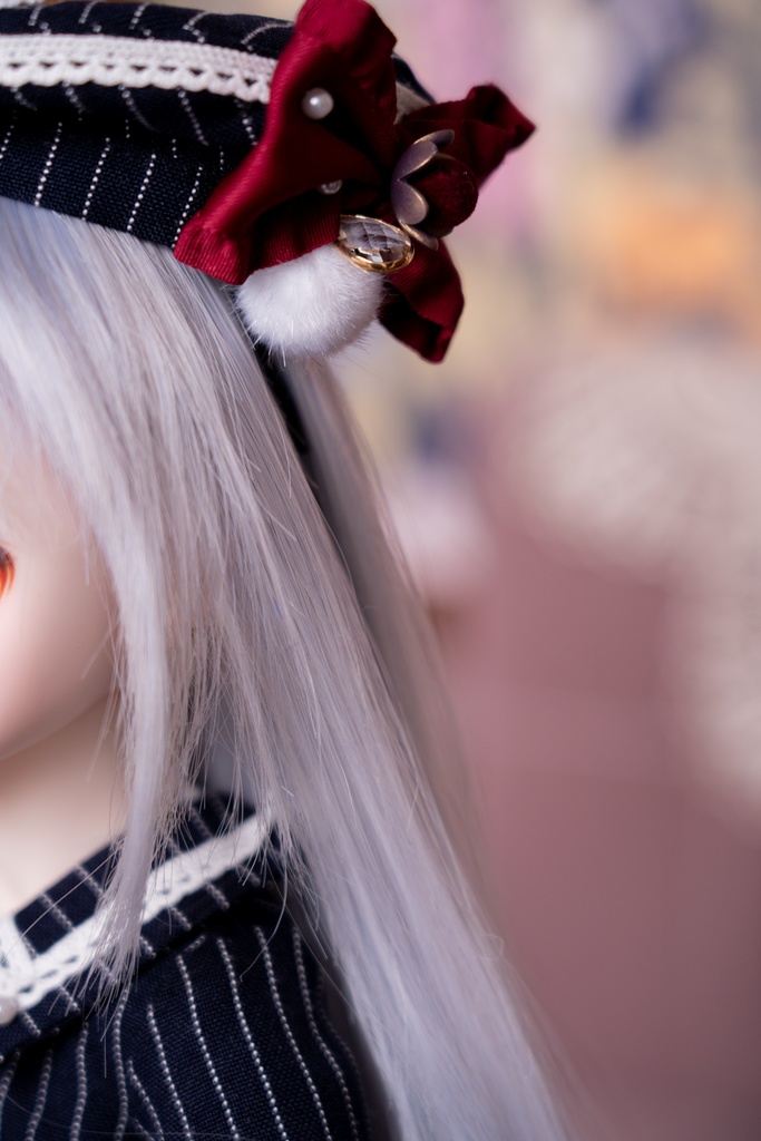 MDDサイズストライプ柄ワンピースセット