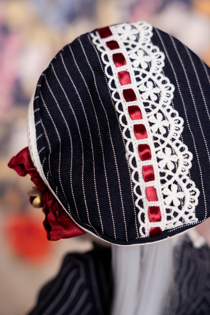 DD/DDSサイズストライプ柄ワンピースセット