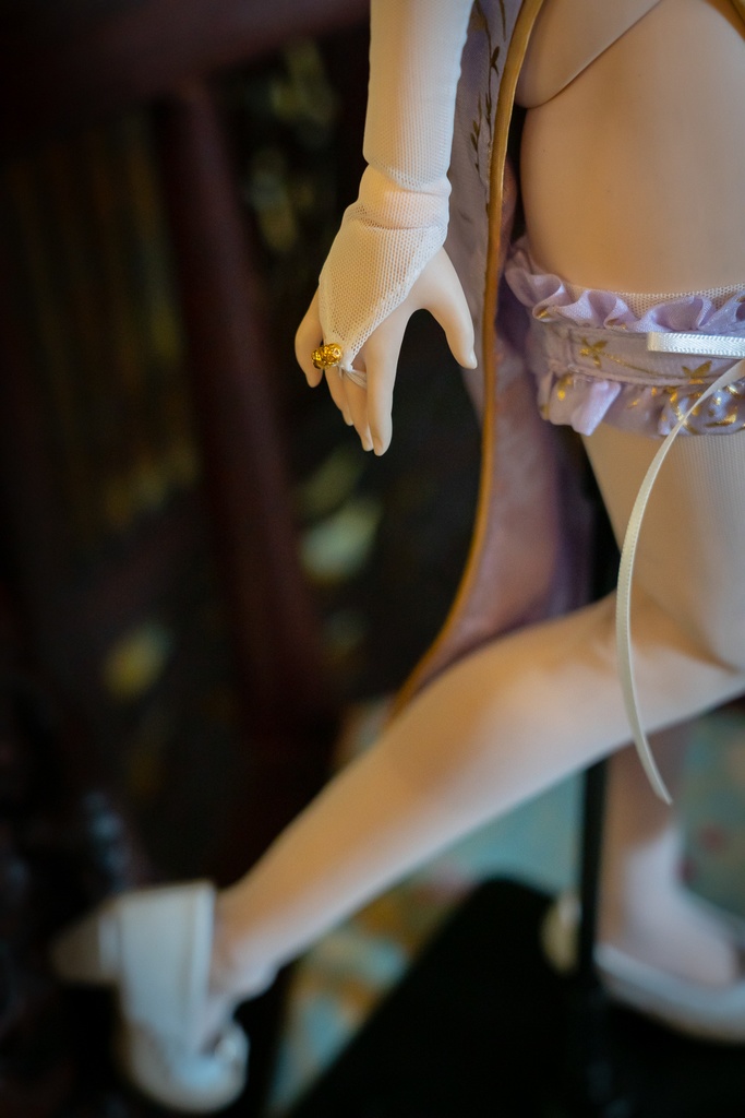 DD・DDS・DDdyサイズチャイナドレスセット 藤色