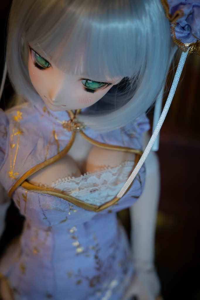 DD・DDS・DDdyサイズチャイナドレスセット 藤色
