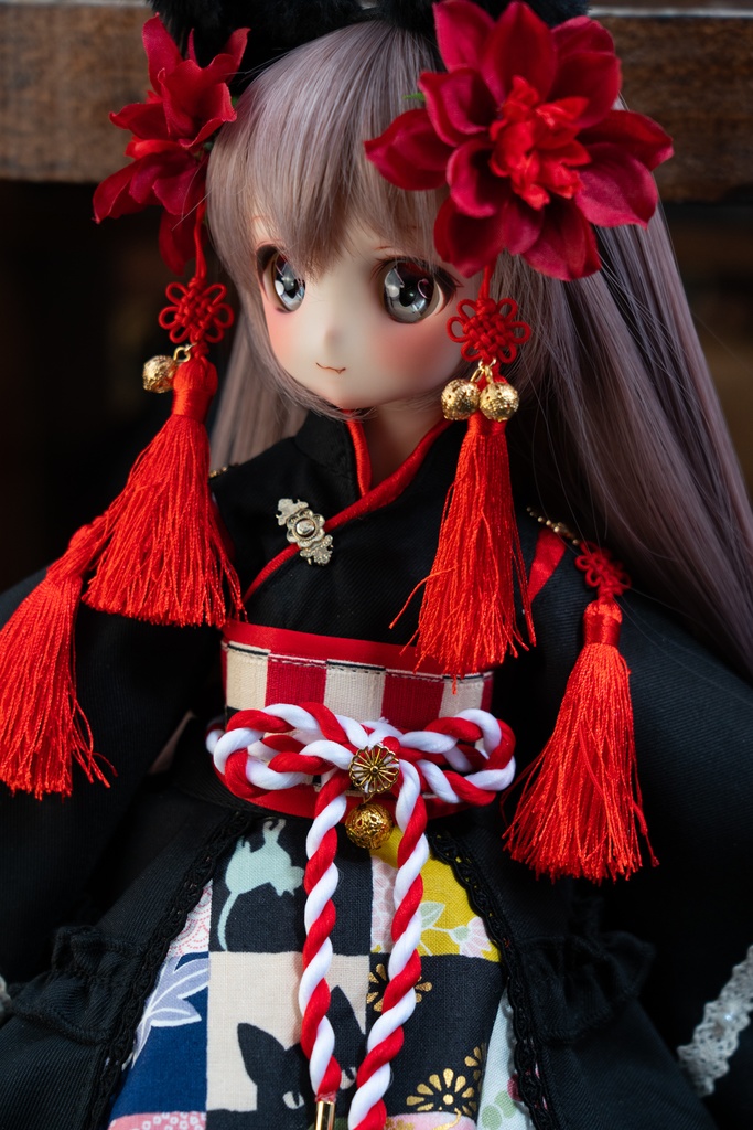 MDDサイズ和風クロネコセット