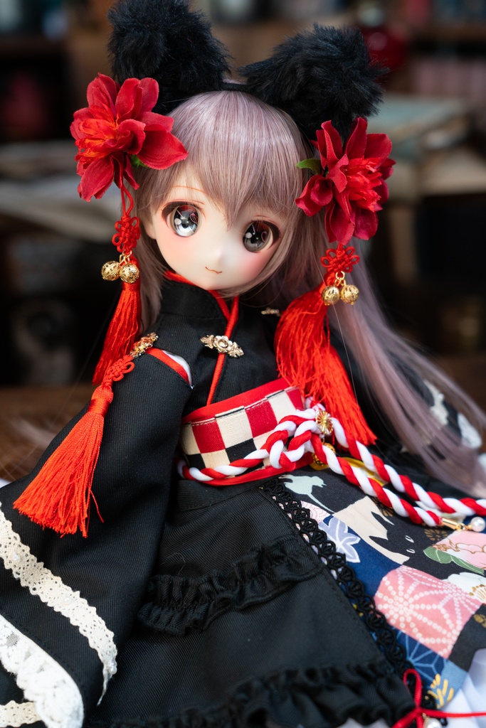 MDDサイズ和風クロネコセット