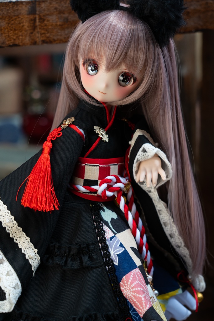 MDDサイズ和風クロネコセット