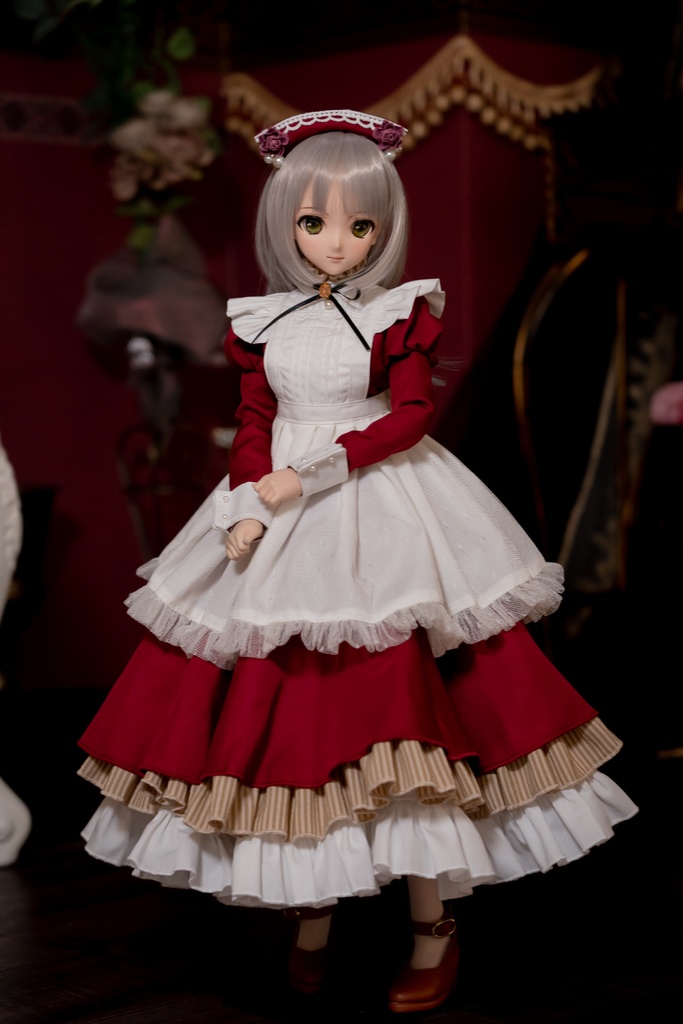 DD/DDSクラシカルメイドセット(ワインレッド)
