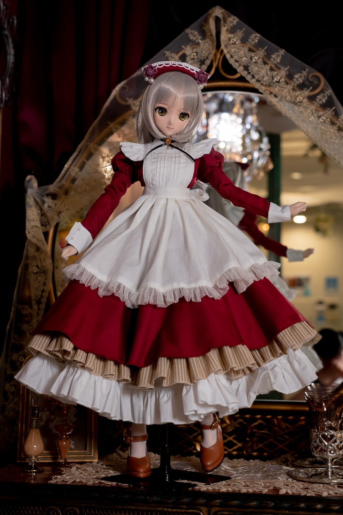 DD/DDSクラシカルメイドセット(ワインレッド)
