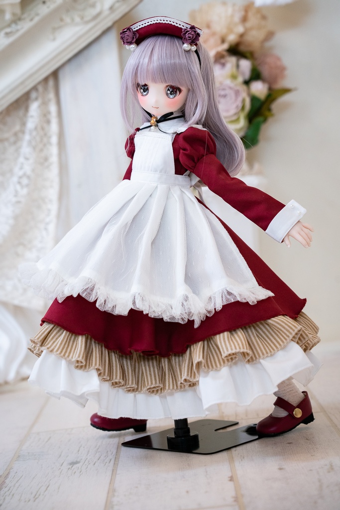 MDDクラシカルメイドセット(ワインレッド)