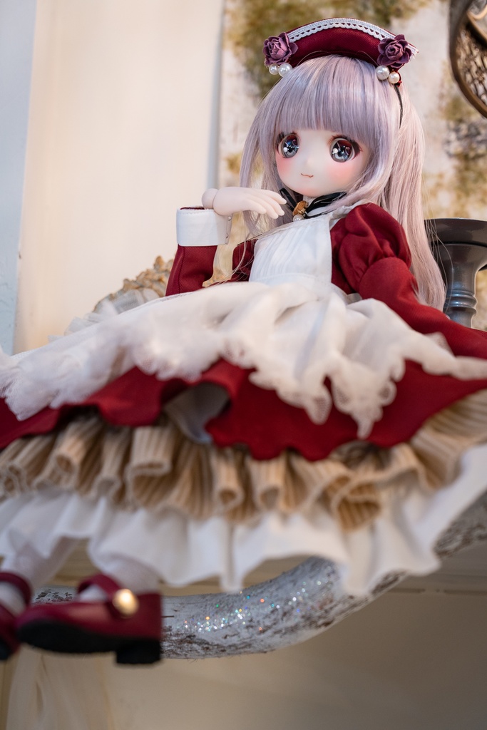 MDDクラシカルメイドセット(ワインレッド)