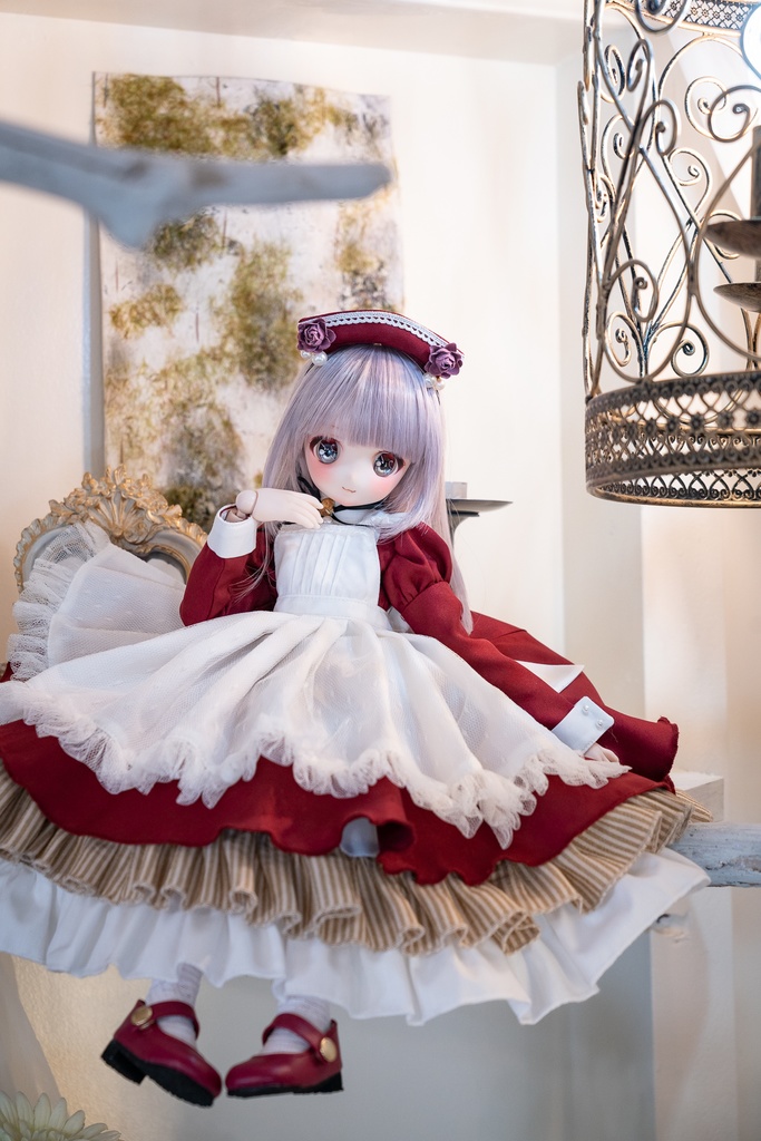 MDDクラシカルメイドセット(ワインレッド)