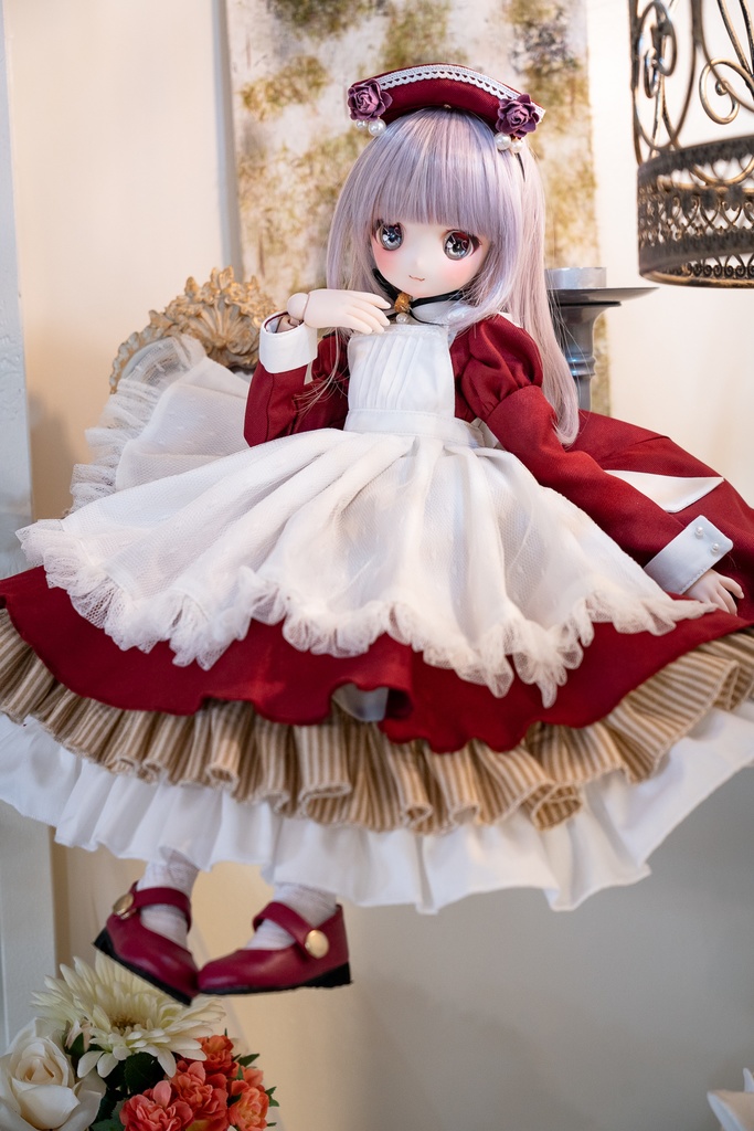 MDDクラシカルメイドセット(ワインレッド)
