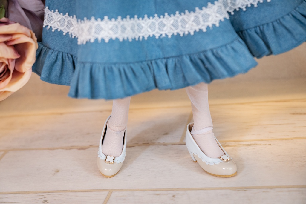 DD/SDサイズガーリースカラップシューズ