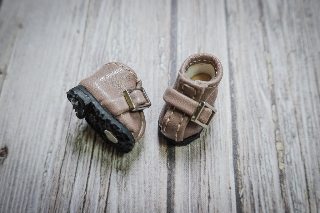 10-12cmぬい バックル付きシューズ