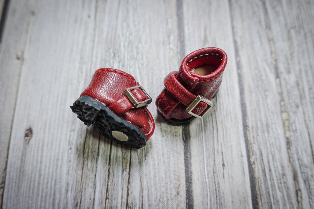 10-12cmぬい バックル付きシューズ