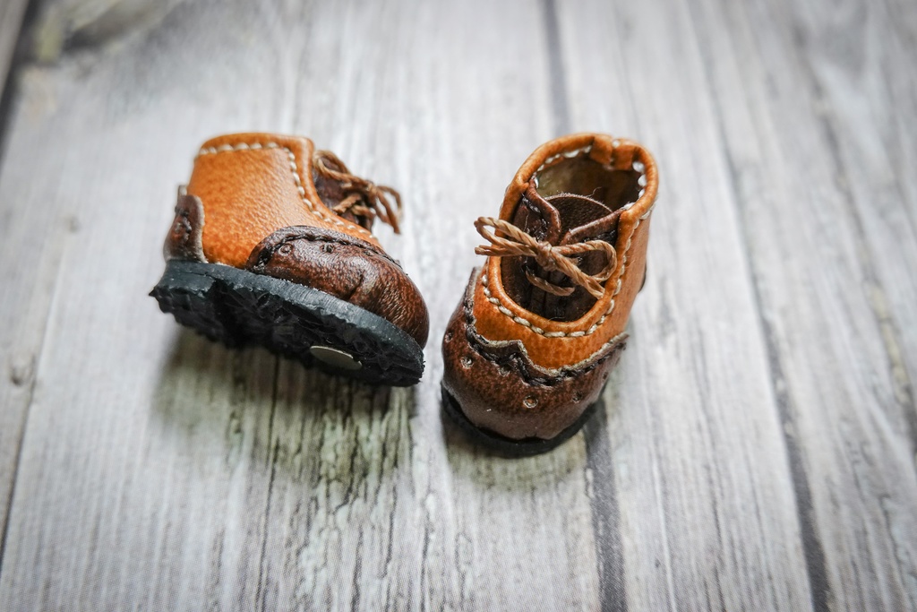 10-12cmぬい 2トーンカラーシューズ