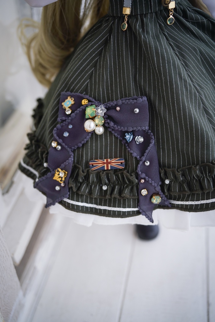 MDD/DDPサイズ クラシカルジャンパースカートセット(三色)